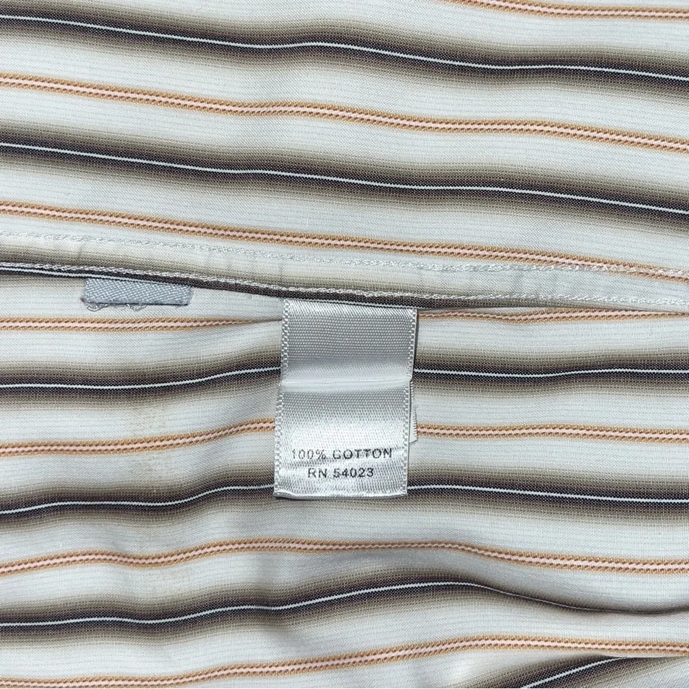 Banana Republic Men’s Fitted Dress Shirt Size M 15-15.5 Woven in Italy